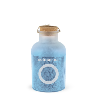 Natürliches Badesalz 1000g Minze Veilchen